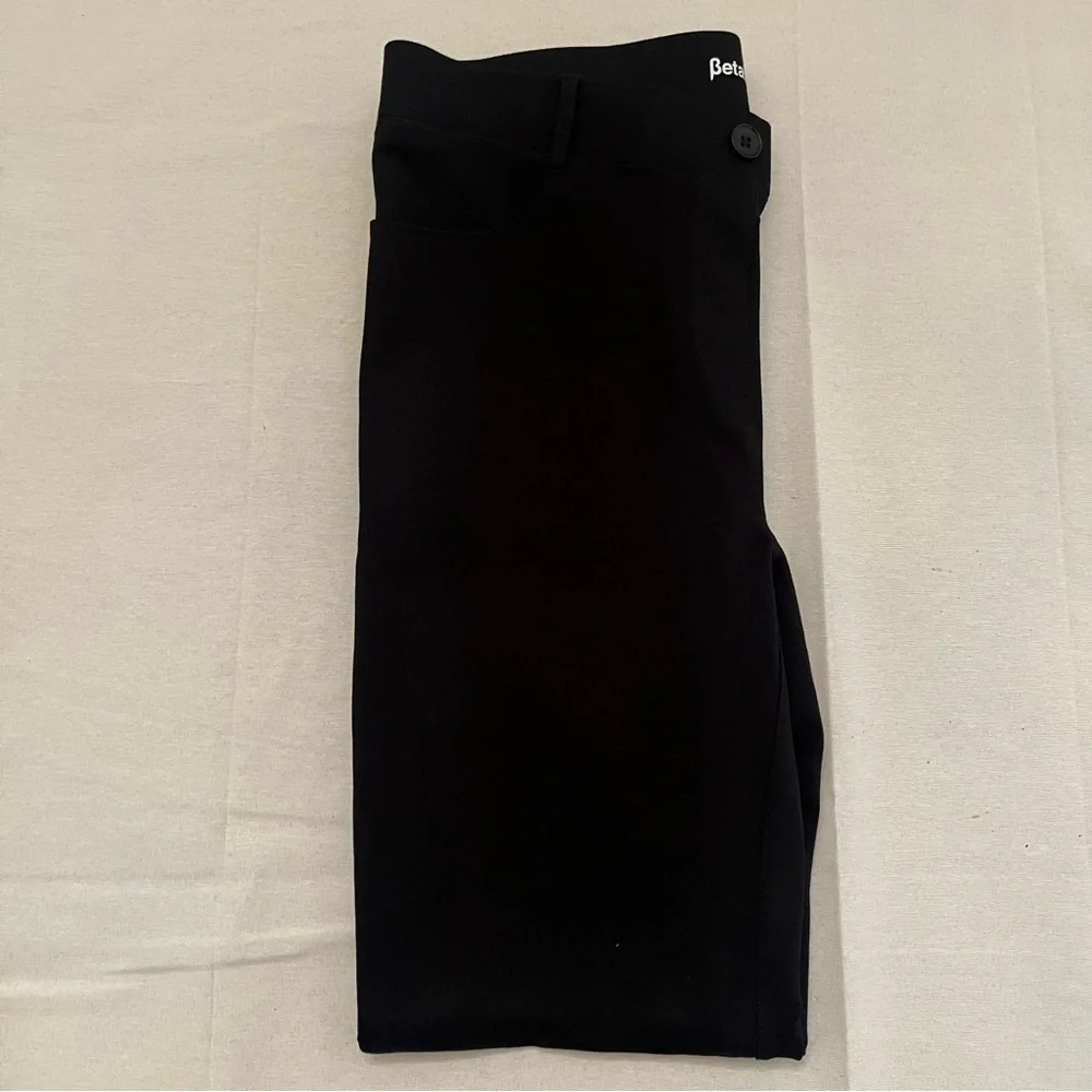 🛍️ Betabrand Classic Black 7-pocket Dress/Yoga Pant 🛍️ - Picture 9 of 12